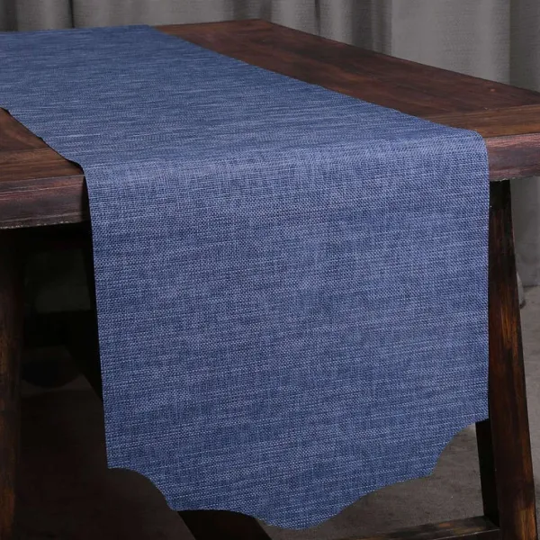 Spring^Beatriz Ball Woven Runner, Blue