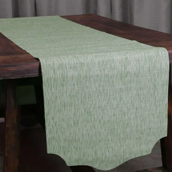 Spring^Beatriz Ball Woven Runner, Green