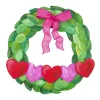 Hanging Decor^The Round Top Collection Wreath Banner And Ribbon Display