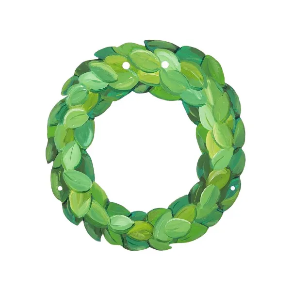 Hanging Decor^The Round Top Collection Wreath Banner And Ribbon Display