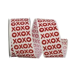 Ribbon^Reliant Ribbon Xo Glitter Ribbon, 1.5" X 10Yd