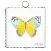 Spring^The Round Top Collection Yellow Butterfly Mini Gallery Art