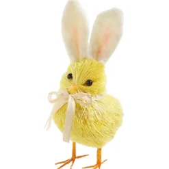 Focal Points^RAZ Yellow Easter Chick With Bunny Ears