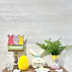 Table Decor^180 Degrees Yellow Flocked Eggs