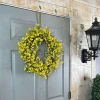 Spring^CRI Yellow Forsythia Wreath