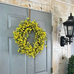 Spring^CRI Yellow Forsythia Wreath