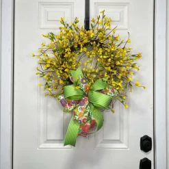 Spring^CRI Yellow Forsythia Wreath