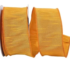 Spring^Reliant Ribbon Yellow Gold Dupioni Ribbon, 2.5" X 20Yd