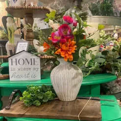 Floral Decor^CRI Zinnia Mixed Bouquet