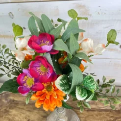 Floral Decor^CRI Zinnia Mixed Bouquet