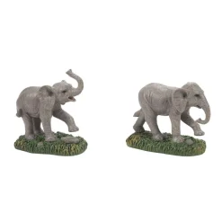 Table Decor^Department 56 Zoological Garden Elephant Set, Dept. 56 Village